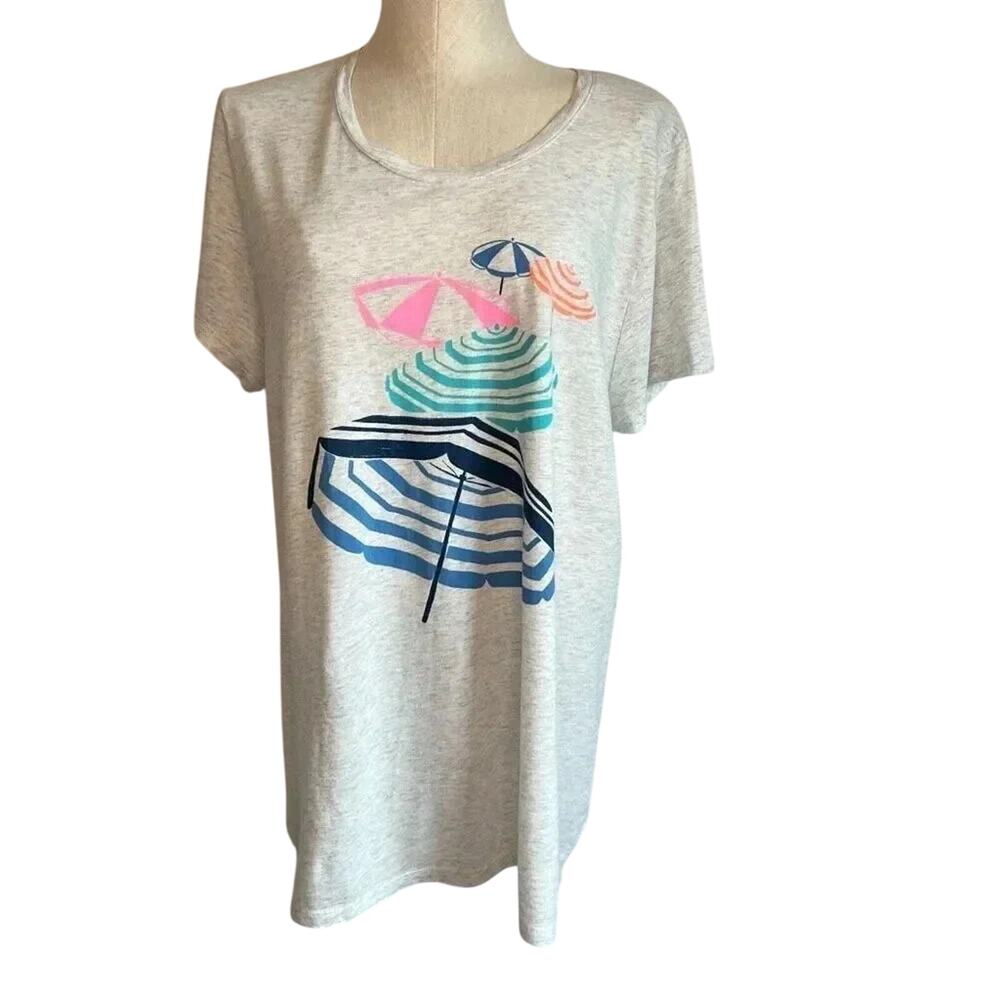Gap Factory Favorite beach umbrella T-shirt Size XXL